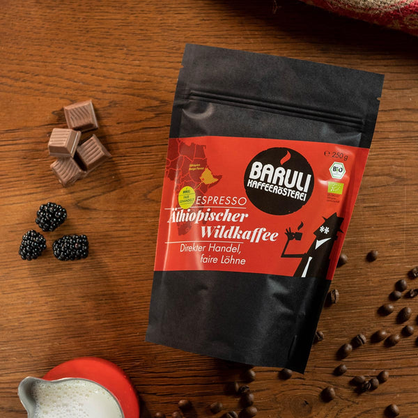 Geschmack Bio Direct Trade Äthiopischer Wildkaffee Baruli 
